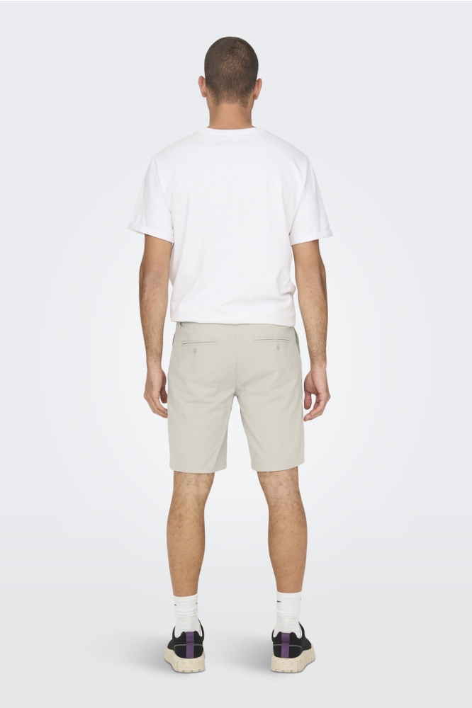 ONSMARK 0011 COTTON LINEN SHORTS NOOS 22024940 SILVER LINING